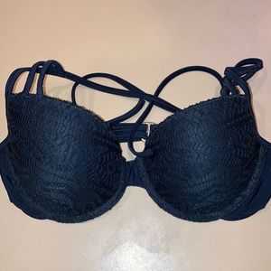 Black Hollister bikini top L